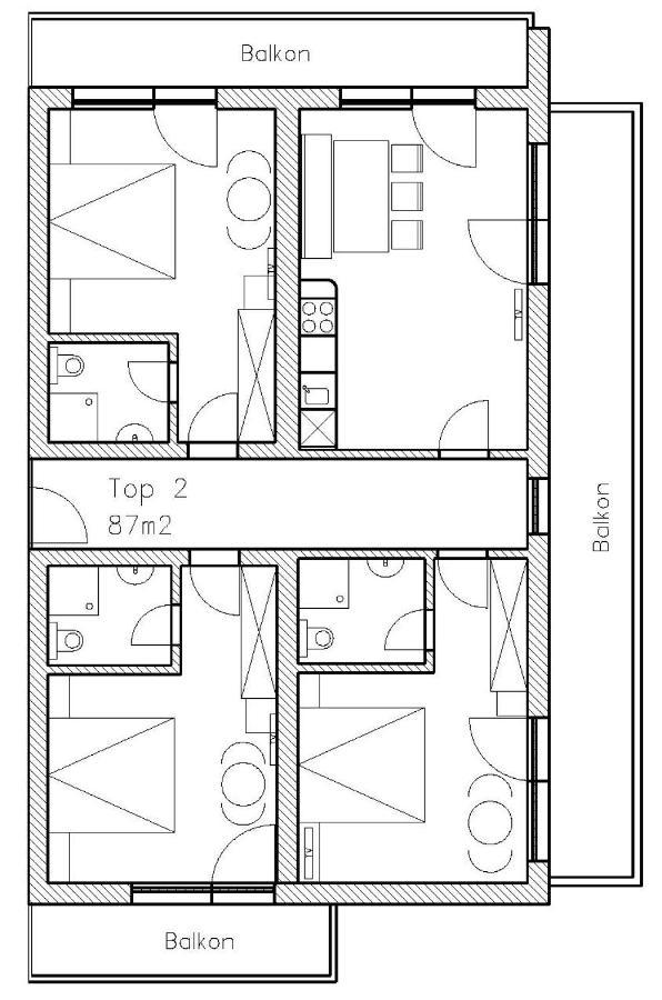Roessle Appartement Бецау Екстериор снимка